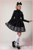 JSK Gothic Lolita com Print de Crucifixos.