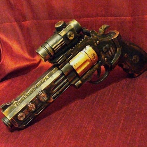 SteamGun02 - Cyber Gothic Gun Pistol Laser LARP